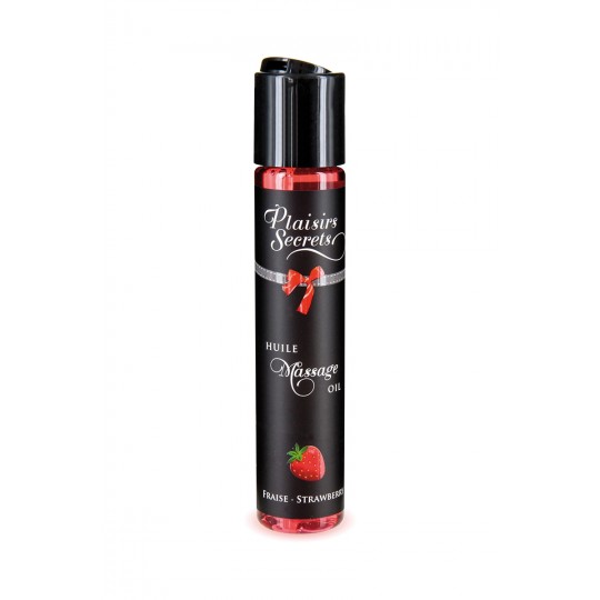 Huile de massage gourmande - Fraise 2